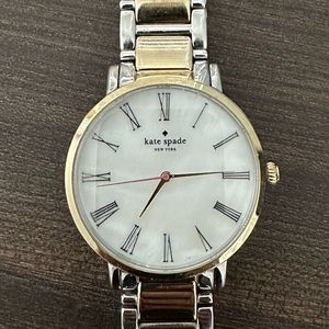 Kate spade watch mother of pearl - gold and silver
